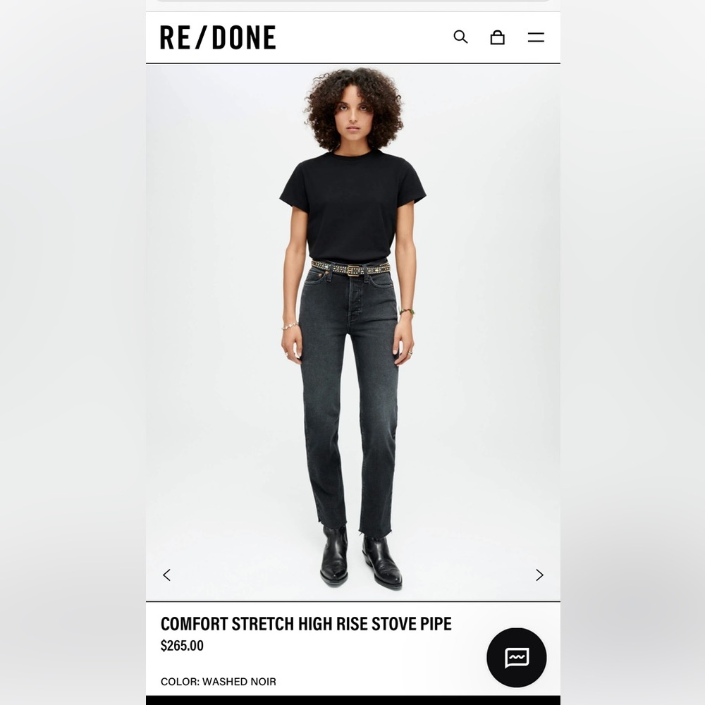 Brand new without tags Re/Done jeans